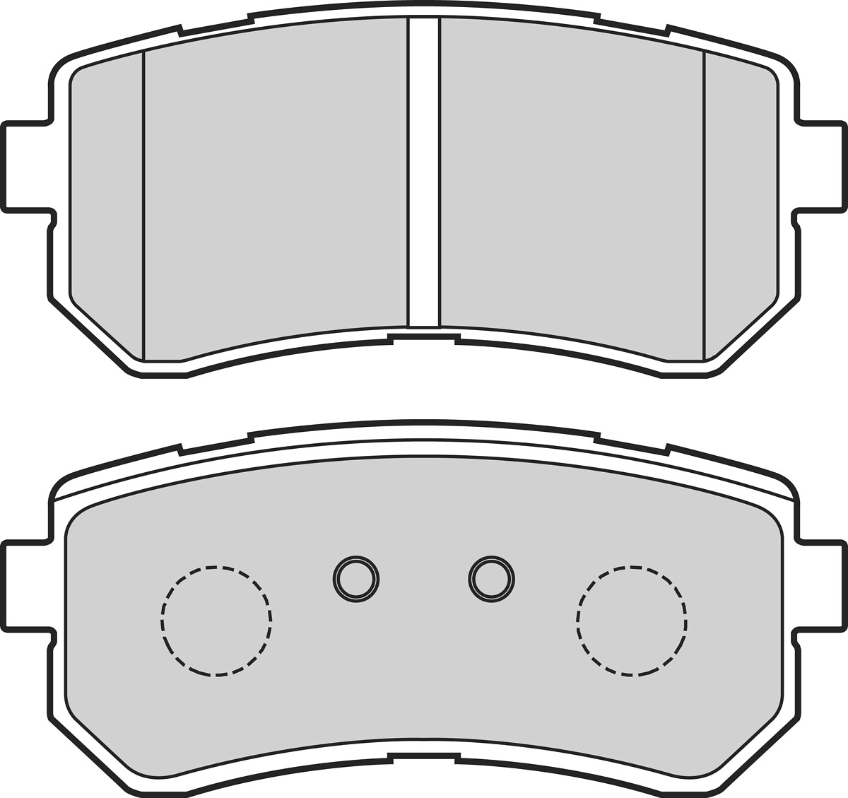 Jogo de 4 pastilhas de travão VALEO ref. 302726